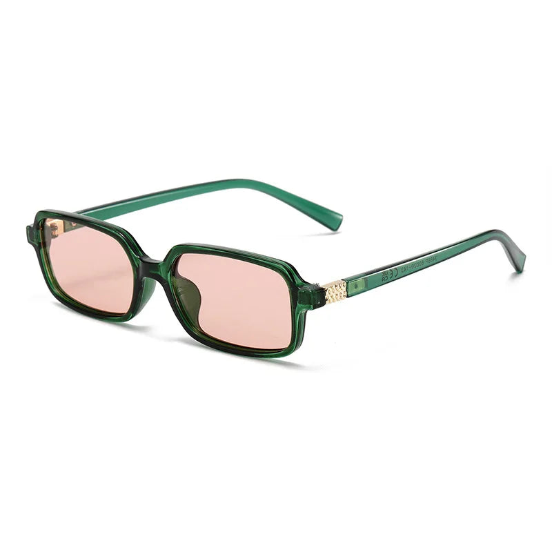 2025 New Small Rectangle Polarized Sunglasses Women'S Fashion Jelly Color Sun Glasses Summer UV400 Oculos De Sol
