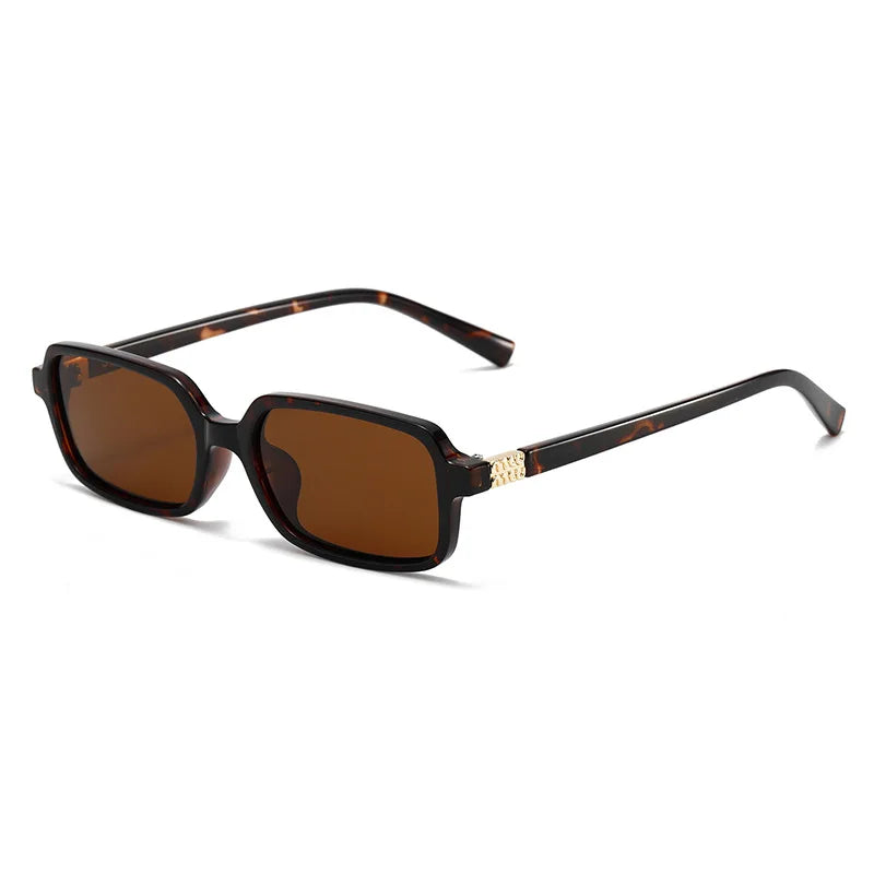 2025 New Small Rectangle Polarized Sunglasses Women'S Fashion Jelly Color Sun Glasses Summer UV400 Oculos De Sol